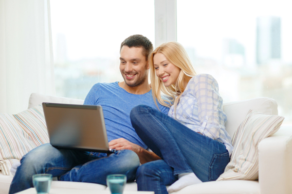 happy couple exploring fuel payment plans in guilford ct