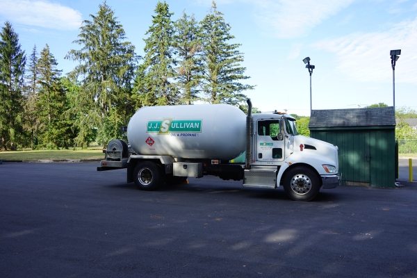 J.J. Sullivan propane delivery truck