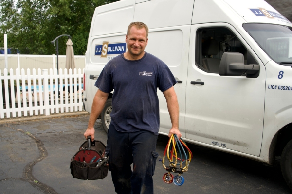 JJ Sullivan professional HVAC technician