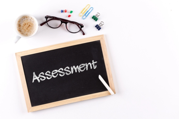 assessment written on a chalkboard depicting Right Propane Delivery Provider