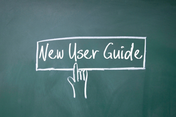 new user guide written on a chalkboard depicting propane basics for first time users