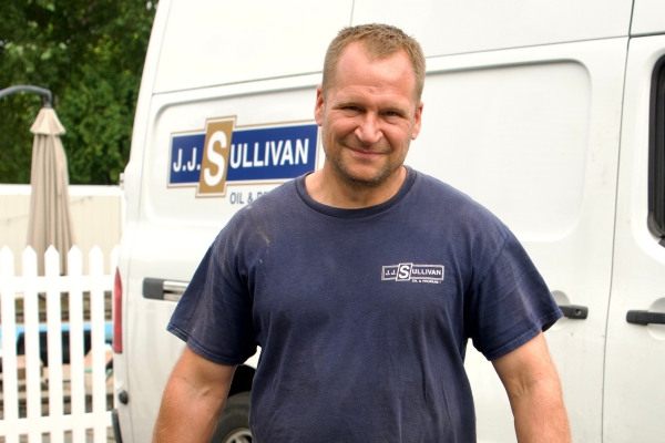 JJ Sullivan professional staff and service van