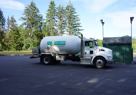J.J. Sullivan propane delivery truck
